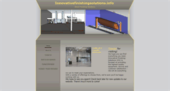 Desktop Screenshot of innovativefinishingsolutions.info